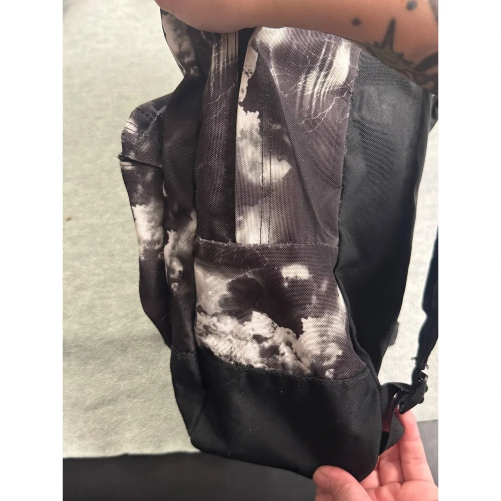 JanSport Black Label Superbreak Backpack Storm Cloud Lightning Print JS00T60G